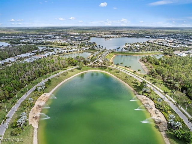 14559 Topsail Dr, Naples, FL 34114 - aerial view of property and surrounding area featuring a large body of water