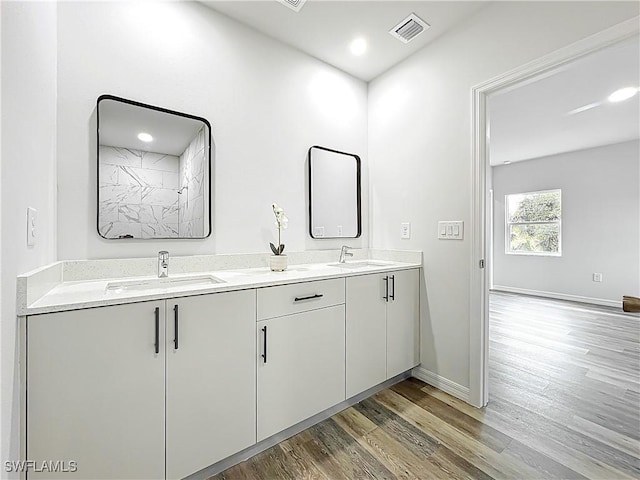 Anthony Anthony Street E 912, Lehigh Acres, FL 33974 - bathroom with double vanity and wood finished floors