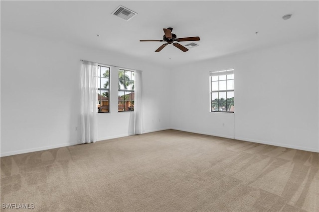 3799 Costa Maya Way Unit 202, Estero, FL 33928 - empty room with carpet floors, ceiling fan, and baseboards