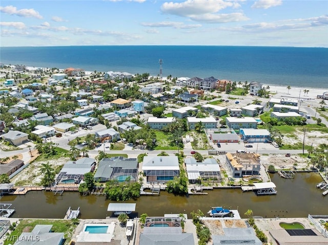 3061 Shell Mound Blvd, Fort Myers Beach, FL 33931 - aerial view of residential area featuring a large body of water