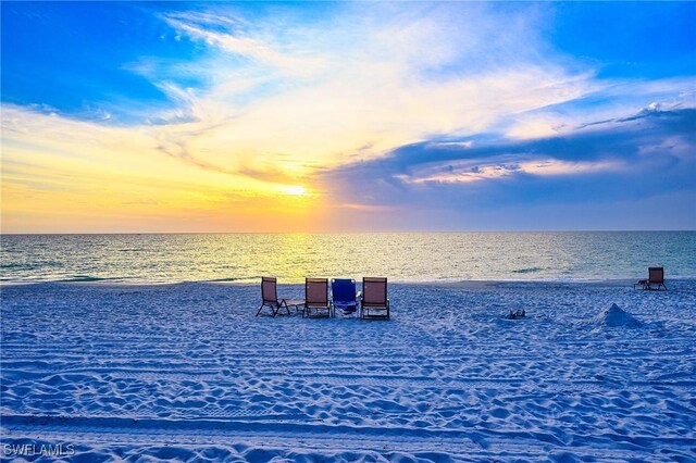 133 Colonade Cir, Naples, FL 34103 - water view featuring local beach