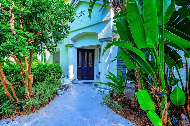 133 Colonade Cir, Naples, FL 34103 - view of exterior entry featuring stucco siding