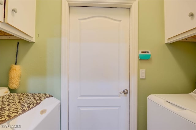 18370 Tulip Rd, Fort Myers, FL 33967 - washroom featuring washer / dryer and cabinet space