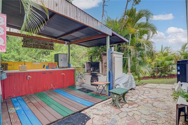 18370 Tulip Rd, Fort Myers, FL 33967 - deck featuring exterior bar