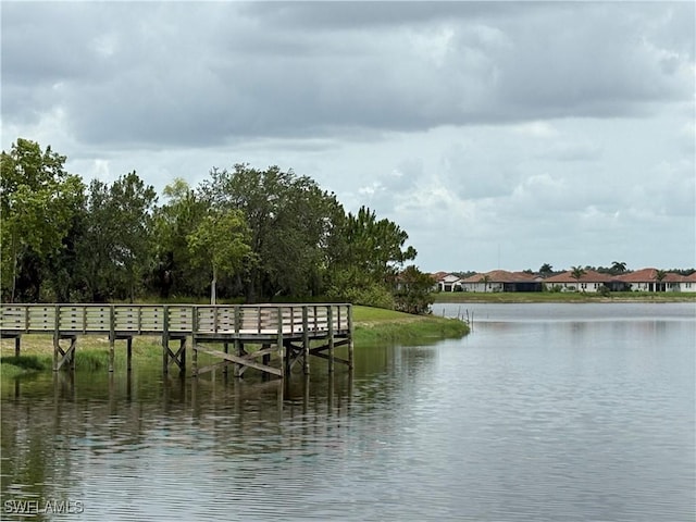 1118 Grove Dr, Naples, FL 34120 - dock featuring a water view