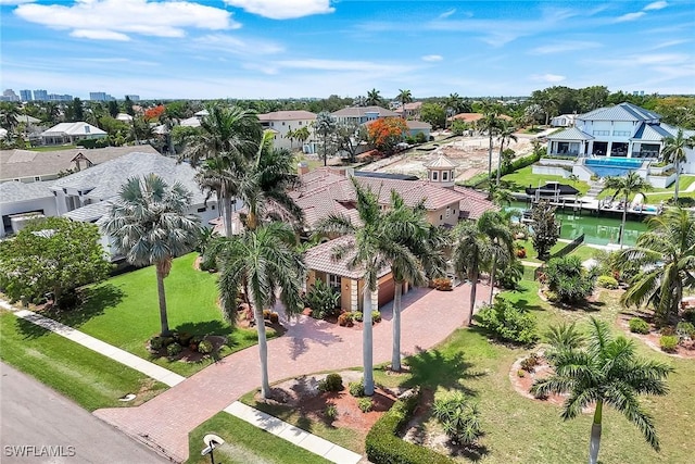 1658 Mcilvaine Ct, Marco Island, FL 34145 - aerial perspective of suburban area featuring a nearby body of water