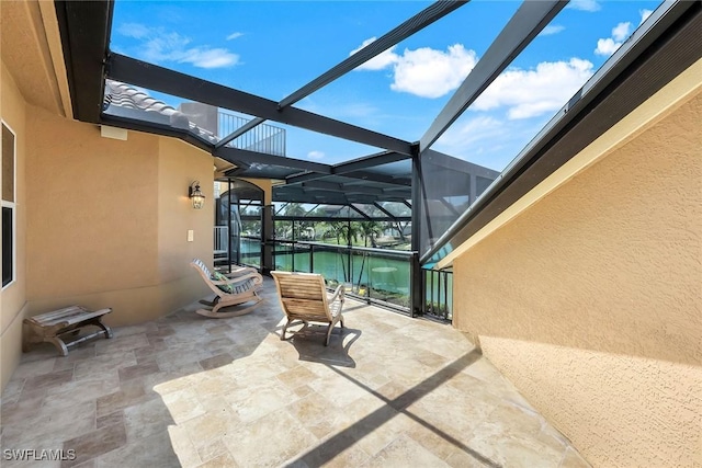 1658 Mcilvaine Ct, Marco Island, FL 34145 - view of patio / terrace featuring a lanai