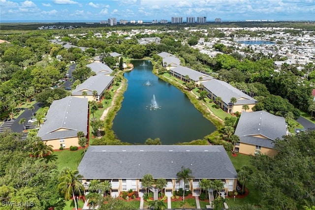 1250 Yesica Ann Cir Unit E106, Naples, FL 34110 - drone / aerial view of a large body of water