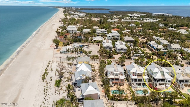 11533 Andy Rosse Ln, Captiva, FL 33924 - aerial view of residential area featuring expansive beach