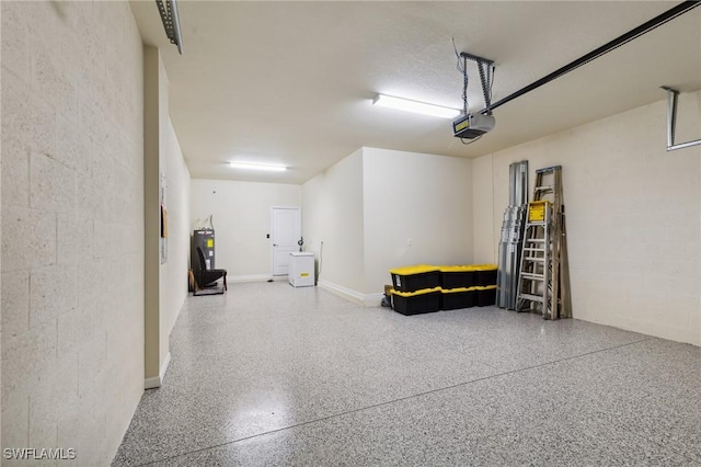 10996 Cherry Laurel Dr, Fort Myers, FL 33912 - garage with a garage door opener and water heater