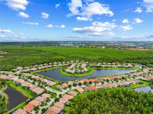 10996 Cherry Laurel Dr, Fort Myers, FL 33912 - view of property location featuring a heavily wooded area, nearby suburban area, and a large body of water