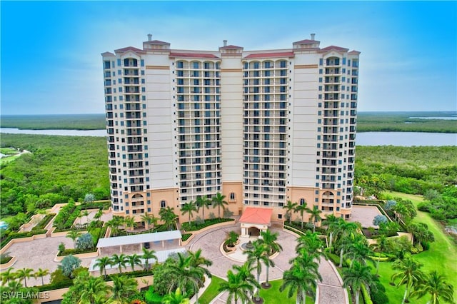 1050 Borghese Ln Unit 801, Naples, FL 34114 - view of apartment building / complex with a water view
