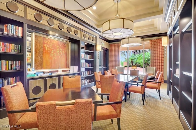 1050 Borghese Ln Unit 801, Naples, FL 34114 - community lobby with ornamental molding and recessed lighting