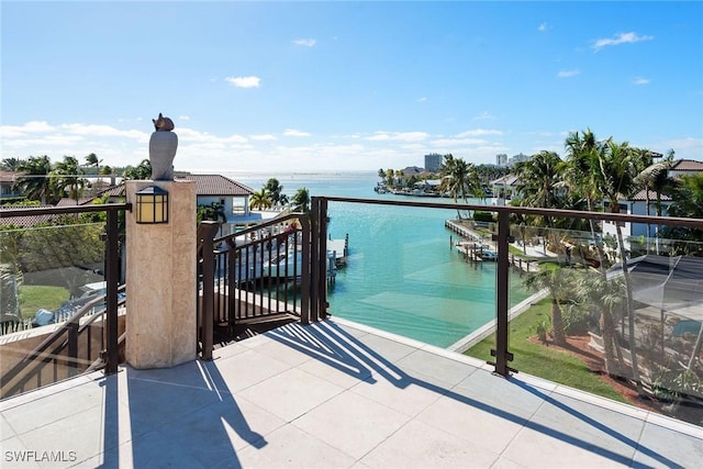 1547 Caxambas Ct, Marco Island, FL 34145 - balcony with a water view