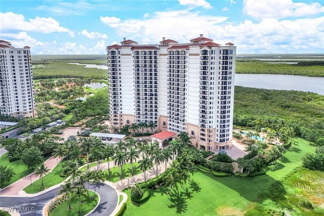 1060 Borghese Ln Unit 1005, Naples, FL 34114 - view of apartment building / complex with a water view