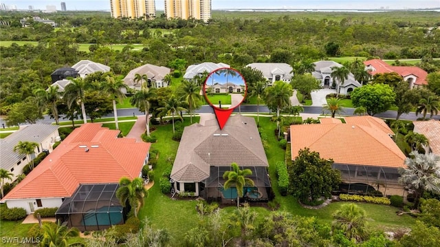 20081 Chapel Trce, Estero, FL 33928 - aerial perspective of suburban area