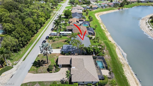 24769 Paradise Rd, Bonita Springs, FL 34135 - aerial view of residential area featuring a nearby body of water