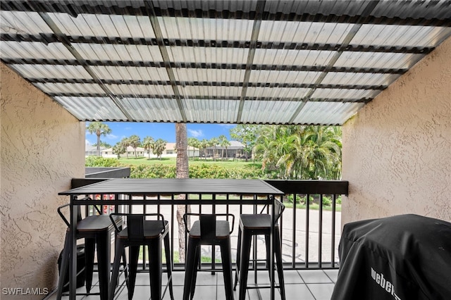 15444 Admiralty Cir Unit 10, North Fort Myers, FL 33917 - balcony featuring grilling area