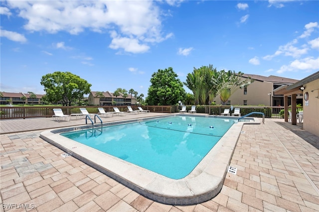 15444 Admiralty Cir Unit 10, North Fort Myers, FL 33917 - community pool with a patio area