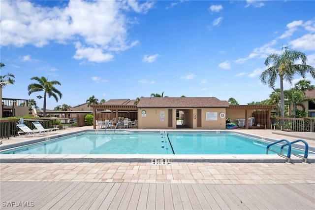 15444 Admiralty Cir Unit 10, North Fort Myers, FL 33917 - community pool with a patio area