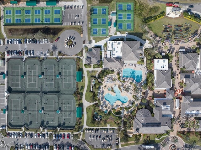 10498 Casella Way Unit 202, Fort Myers, FL 33913 - aerial view of property's location with a pool area