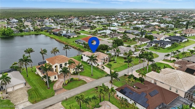 5408 SW 26th Ct, Cape Coral, FL 33914 - aerial perspective of suburban area featuring a large body of water