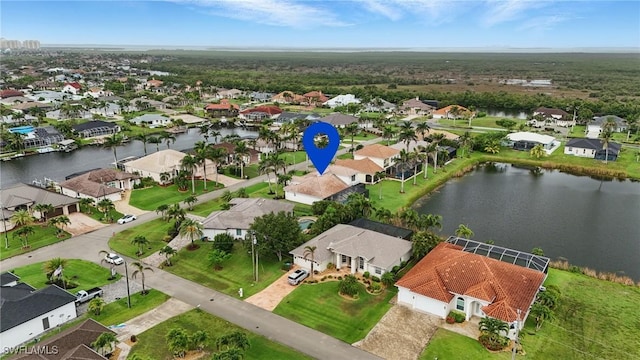 5408 SW 26th Ct, Cape Coral, FL 33914 - aerial perspective of suburban area with a large body of water