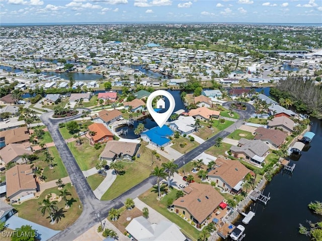3825 Barnegat Dr, Punta Gorda, FL 33950 - aerial view of property's location featuring a nearby body of water and nearby suburban area