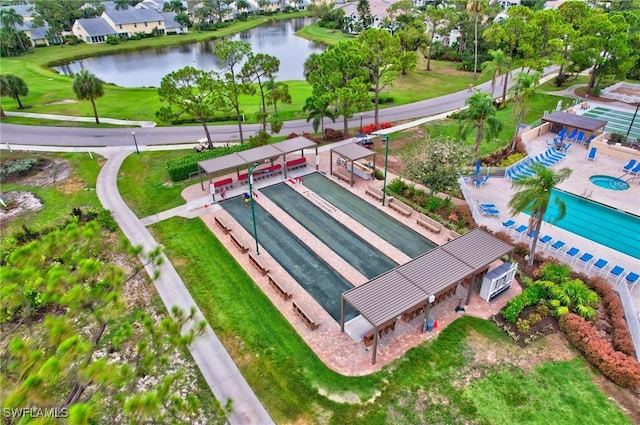 4040 Durango Ct Unit 101, Estero, FL 33928 - aerial view of a nearby body of water and a pool