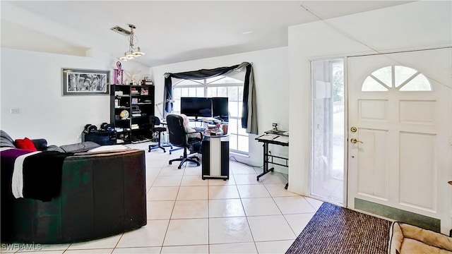 2780 39th St SW, Naples, FL 34117 - home office with light tile patterned flooring and healthy amount of natural light