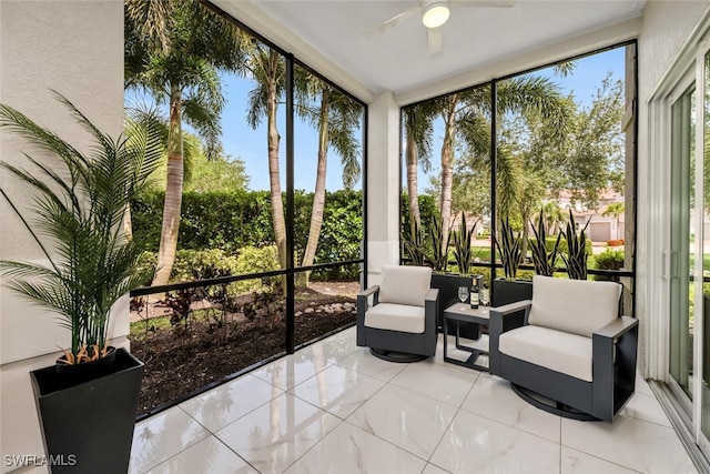 605 El Camino Real Unit 102, Naples, FL 34119 - sunroom / solarium with expansive windows