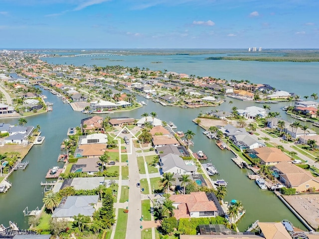 242 Angler Ct, Marco Island, FL 34145 - aerial view of property and surrounding area featuring nearby suburban area and a nearby body of water