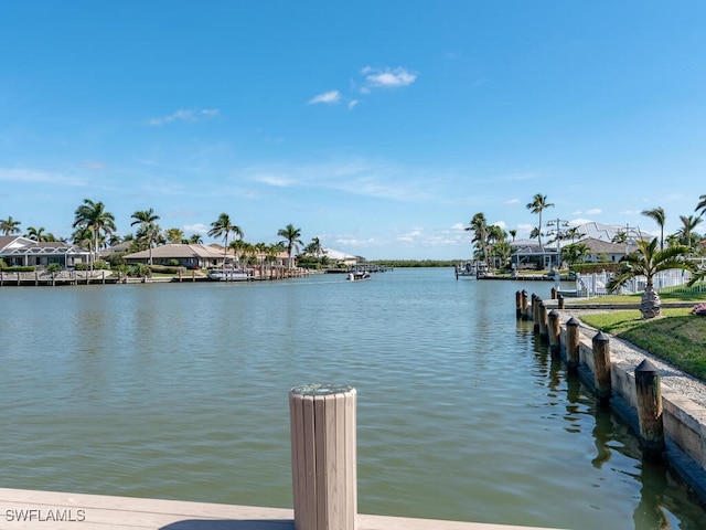 242 Angler Ct, Marco Island, FL 34145 - dock with a water view