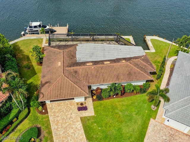 242 Angler Ct, Marco Island, FL 34145 - aerial view of property and surrounding area with a nearby body of water