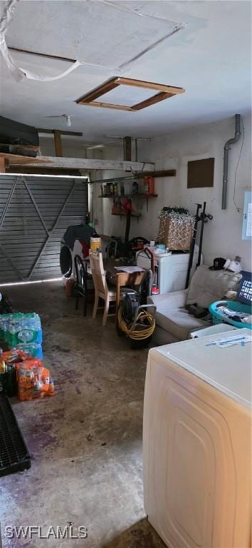 2027 44th St SW, Naples, FL 34116 - garage with washer / clothes dryer