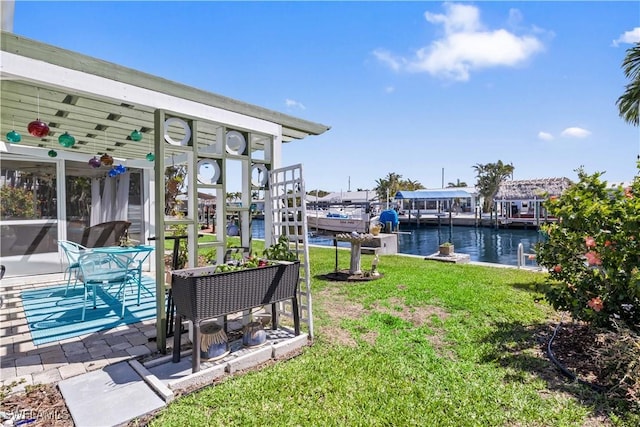 2839 Janet St, Matlacha, FL 33993 - view of grassy yard with a water view