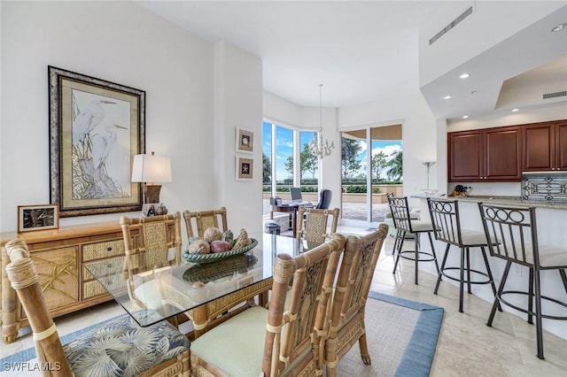 1050 Borghese Ln Unit 106, Naples, FL 34114 - dining room with recessed lighting