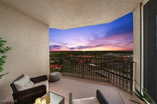 2104 W First St Unit 1402, Fort Myers, FL 33901 - view of balcony at dusk