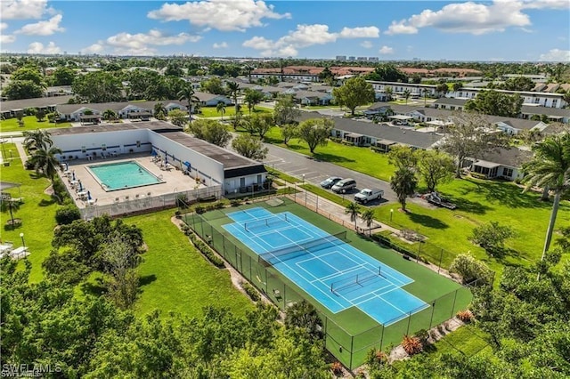 6843 Bogey Dr, Fort Myers, FL 33919 - bird's eye view of a pool