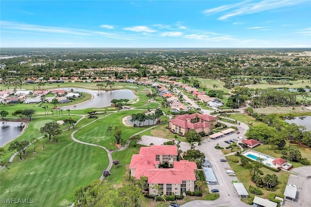 1051 Foxfire Ln Unit 309, Naples, FL 34104 - aerial view of residential area with a large body of water and a local golf course