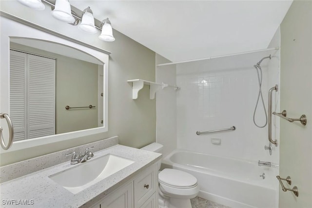 1051 Foxfire Ln Unit 309, Naples, FL 34104 - full bath featuring toilet, vanity, and  shower combination