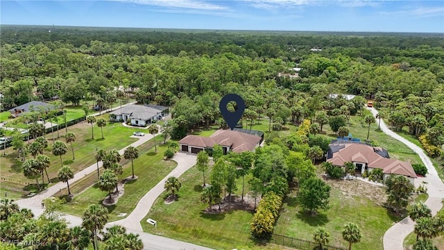 505 7th St NW, Naples, FL 34120 - bird's eye view of a heavily wooded area