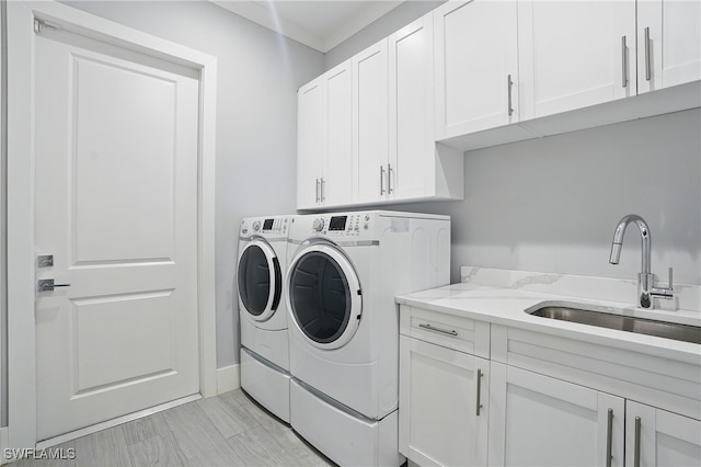 505 7th St NW, Naples, FL 34120 - laundry room with separate washer and dryer and cabinet space
