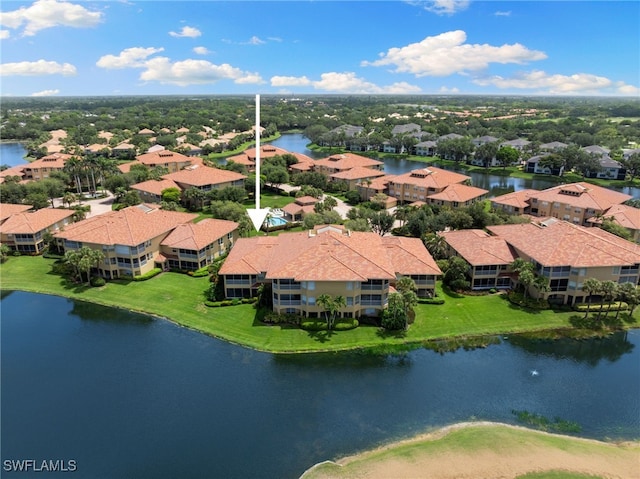 1880 Les Chateaux Blvd Unit 104, Naples, FL 34109 - aerial view of residential area with a nearby body of water