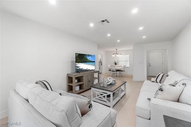4126 Belair Ln Unit C6, Naples, FL 34103 - living room featuring recessed lighting and light colored carpet