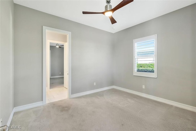 14792 Spinnaker Way, Naples, FL 34114 - unfurnished bedroom with carpet floors and ceiling fan