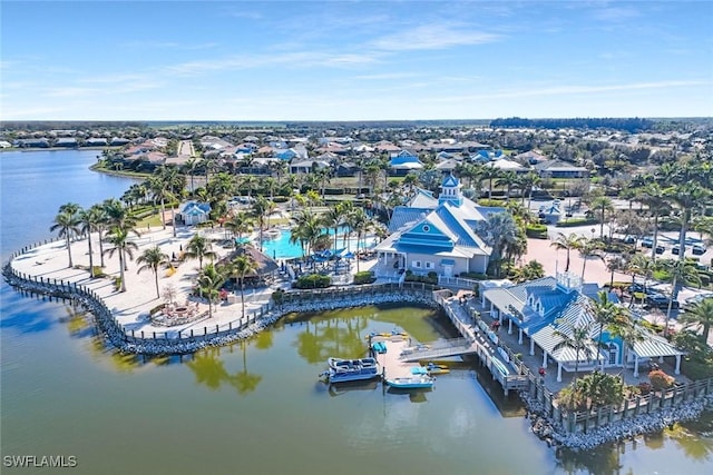14792 Spinnaker Way, Naples, FL 34114 - bird's eye view of a nearby body of water