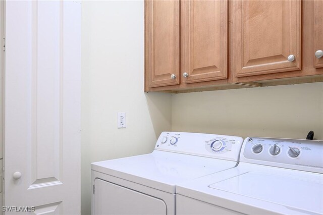 1314 Corso Palermo Ct Unit 1802, Naples, FL 34105 - laundry room featuring washer and clothes dryer and cabinet space