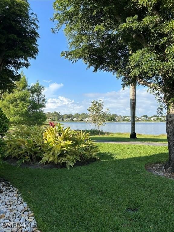 3062 Kings Lake Blvd Unit 7511, Naples, FL 34112 - view of grassy yard featuring a water view