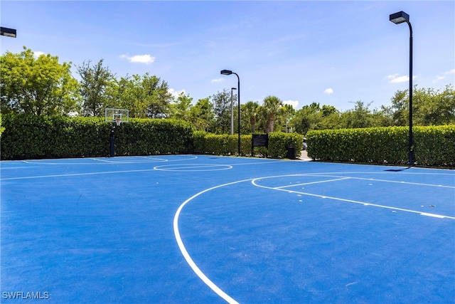 4330 Aurora St, Naples, FL 34119 - view of basketball court with community basketball court